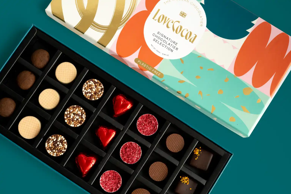SIGNATURE CHOCOLATIER TRUFFLE 21-PIECE SELECTION BOX Love Cocoa