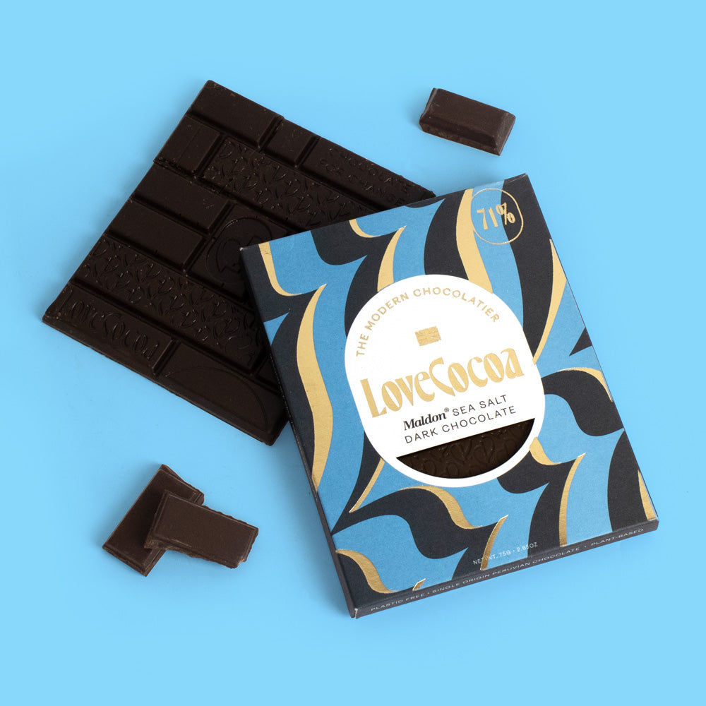 Maldon Sea Salt Dark Chocolate Bar (Vegan)