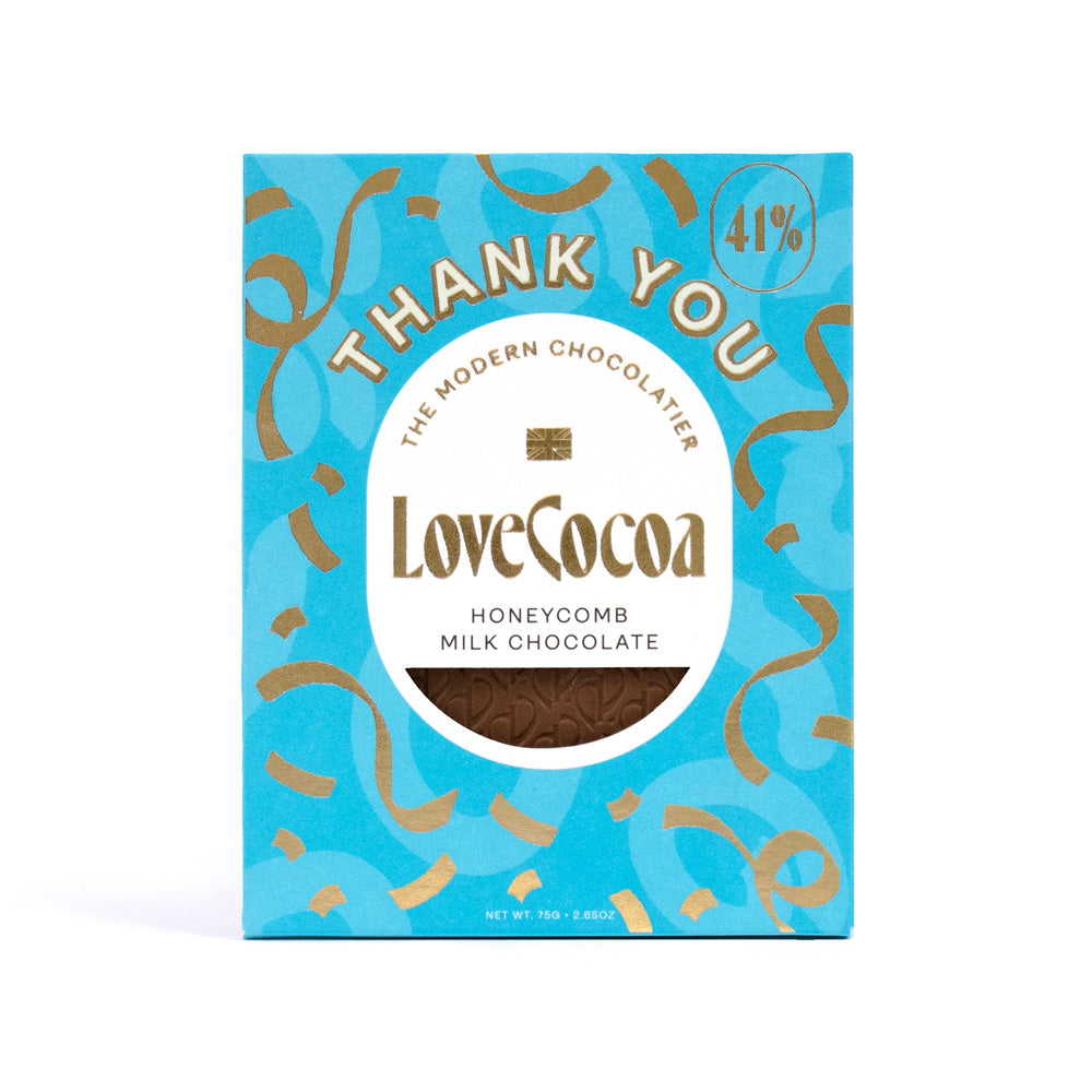 Thank You: Honeycomb Chocolate Bar
