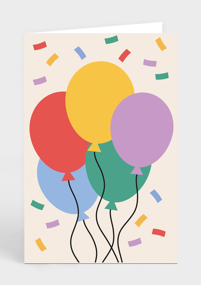 Greeting Card - Celebration Balloons