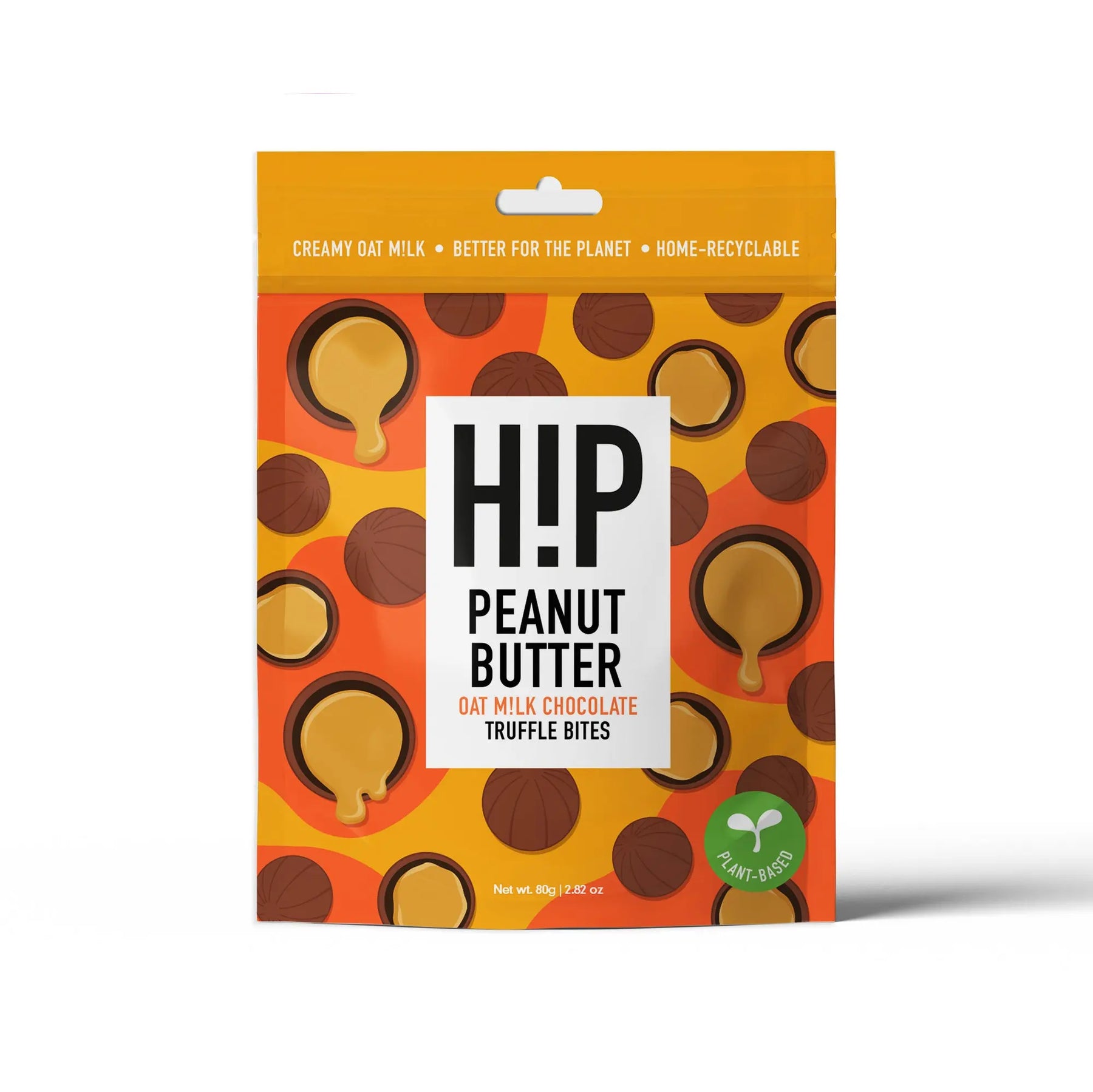H!P Oat M!lk Peanut Butter Balls 80g - Love Cocoa