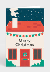 Greeting Card - Christmas House