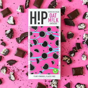 HiP Chocolate: Cookies NO Cream Oat M!lk Chocolate Bar